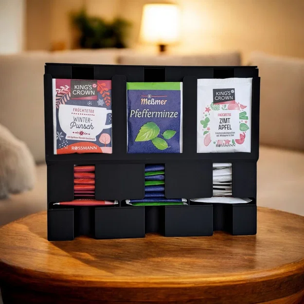 Hộp Đựng Trà Hiện Đại, Khay Lấy Túi Trà Thông Minh - Image 2