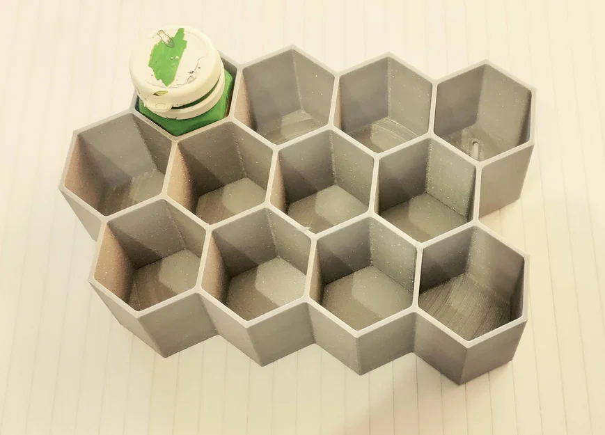 Khay đựng sơn lục giác - Dùng cho hũ sơn Citadel cũ & mới - Image 1