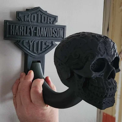 Giá treo mũ bảo hiểm phong cách Harley Davidson