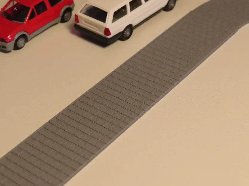 Bộ vỉa hè tỉ lệ 1:87 (H0 scale) trang trí sa bàn tàu hỏa - Image 2