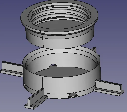 Bộ chuyển đổi Mason Jar để trồng rau mầm microgreens - Image 1