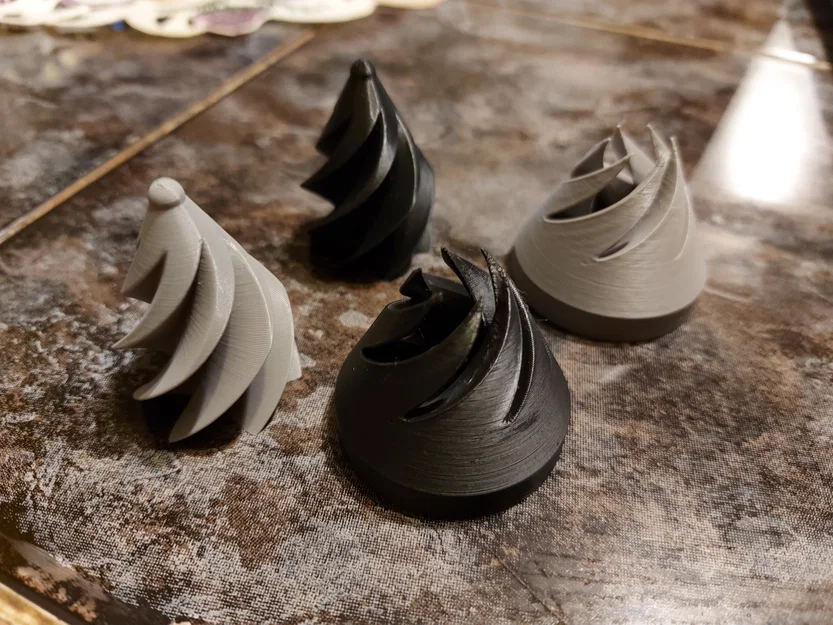 Spirálový kužel - Mô hình nón xoắn ốc đồ chơi giảm stress 3D - Image 2