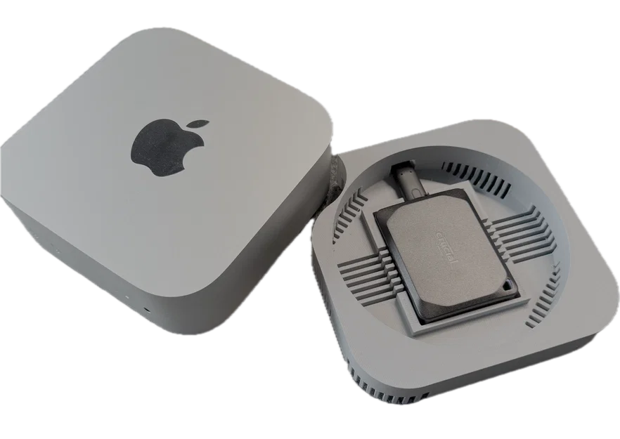 Đế Mac Mini M4 tích hợp ổ cứng Crucial X10 Pro - Image 1