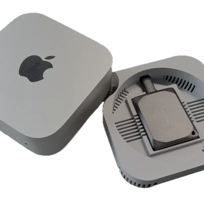 Đế Mac Mini M4 tích hợp ổ cứng Crucial X10 Pro