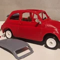Mô hình xe Fiat 500 Cabrio 3D chi tiết ấn tượng - Thumbnail 4