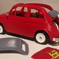 Mô hình xe Fiat 500 Cabrio 3D chi tiết ấn tượng - Thumbnail 7