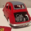 Mô hình xe Fiat 500 Cabrio 3D chi tiết ấn tượng - Thumbnail 9