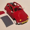 Mô hình xe Fiat 500 Cabrio 3D chi tiết ấn tượng - Thumbnail 11