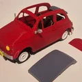 Mô hình xe Fiat 500 Cabrio 3D chi tiết ấn tượng - Thumbnail 14