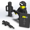 Bộ phụ kiện cảnh sát đặc nhiệm SWAT cho mô hình nhân vật - Thumbnail 3