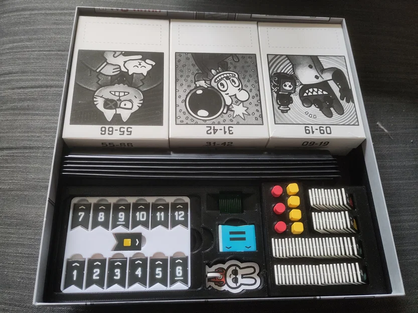 Khay đựng Bomb Busters chia làm hai phần, phù hợp cho máy in Prusa Mini [FreeCAD] - Image 1