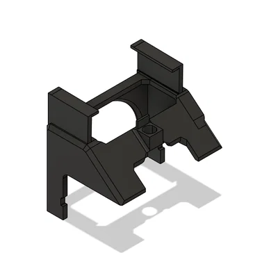 Ngàm gắn quạt 4010 cho motor đùn Creality K1 Max - In 3D tiện lợi