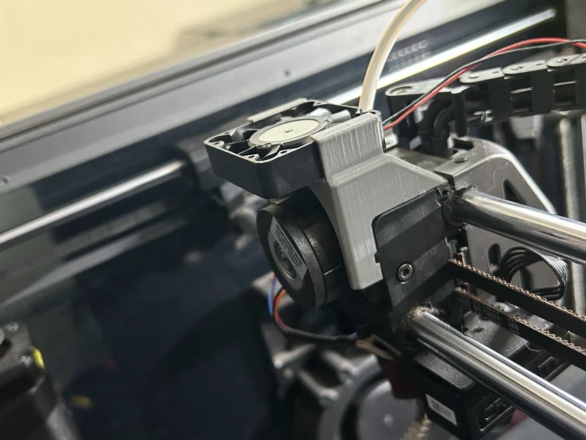 Ngàm gắn quạt 4010 cho motor đùn Creality K1 Max - In 3D tiện lợi - Image 4