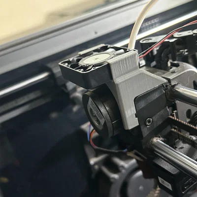 Ngàm gắn quạt 4010 cho motor đùn Creality K1 Max - In 3D tiện lợi