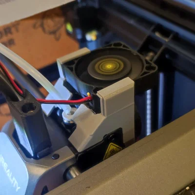 Mod giá đỡ quạt 4010 cho động cơ đùn Creality K1