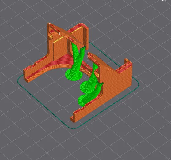 Mod giá đỡ quạt 4010 cho động cơ đùn Creality K1 - Image 2