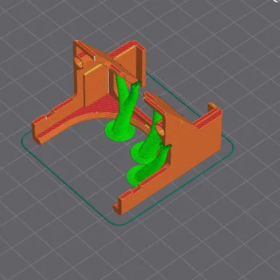 Mod giá đỡ quạt 4010 cho động cơ đùn Creality K1