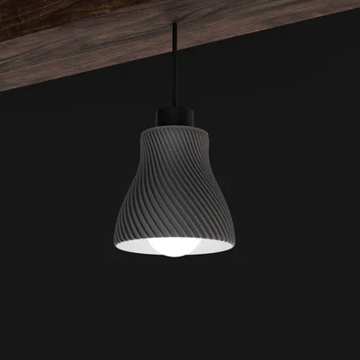 Chụp đèn xoắn ốc (In chế độ Vase mode)