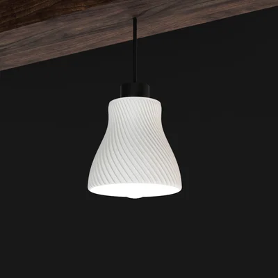 Chụp đèn xoắn ốc (In chế độ Vase mode)