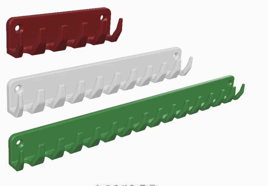 Thanh treo cáp USB gắn tường - Giải pháp gọn gàng cho bàn làm việc - Image 1