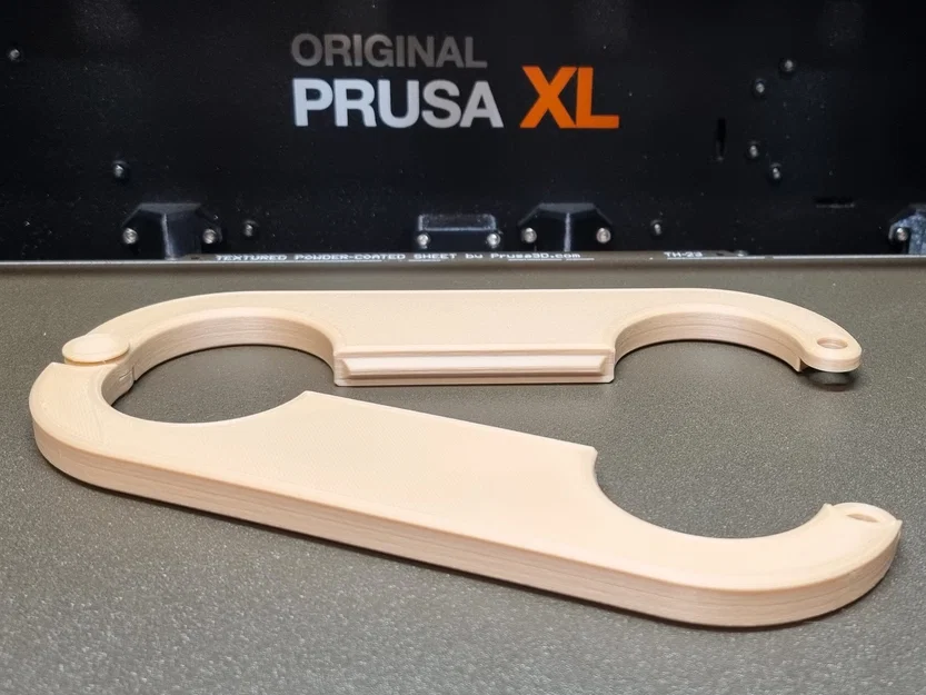 Còng tay dạng gông có thể gập lại dùng cho ổ khóa - Image 1