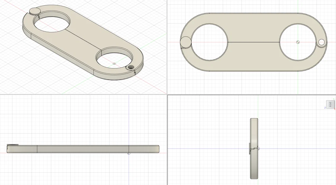 Còng tay dạng gông có thể gập lại dùng cho ổ khóa - Image 5