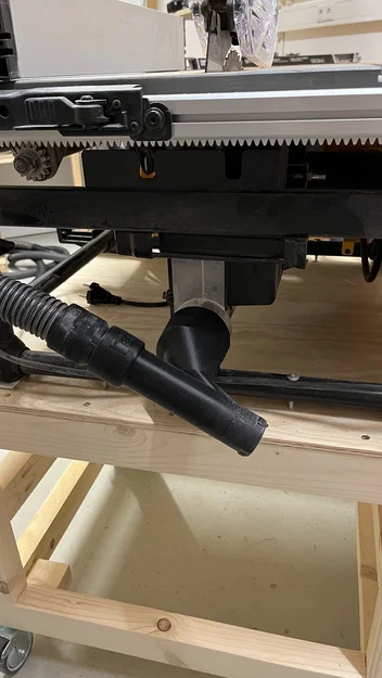 Đầu chuyển đổi hút bụi OSVac cho máy cưa bàn DeWalt DWE 7492 - Image 2