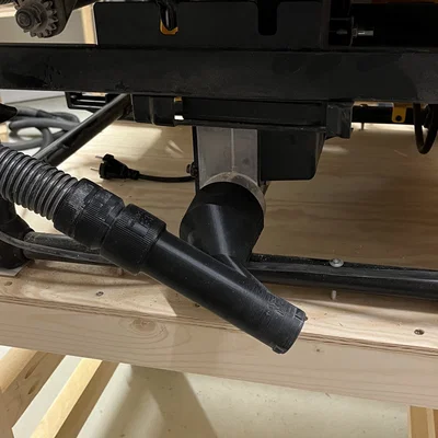 Đầu chuyển đổi hút bụi OSVac cho máy cưa bàn DeWalt DWE 7492