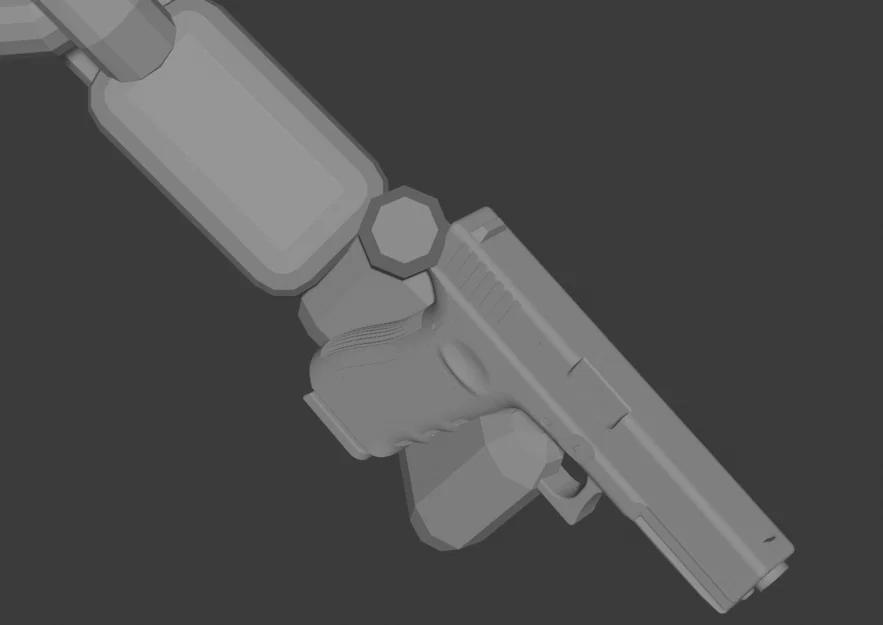 Mô hình Giga Scott cầm súng in 3D độc đáo - Image 1