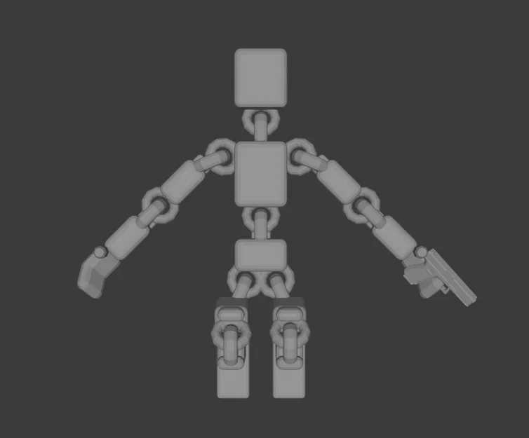 Mô hình Giga Scott cầm súng in 3D độc đáo - Image 2