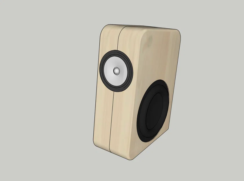 Mô hình loa Boenicke W5 in 3D - Dự án DIY âm thanh đẳng cấp - Image 1