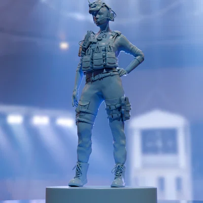 Mô hình tượng hồi sinh trong The Finals (Độ phân giải cao)