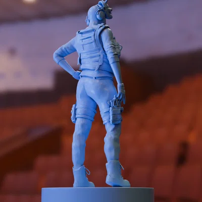 Mô hình tượng hồi sinh trong The Finals (Độ phân giải cao)