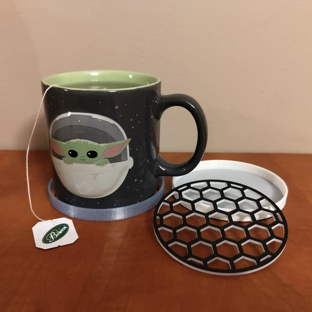 Đế lót ly tổ ong (Honeycomb Cup Coaster) - Image 2