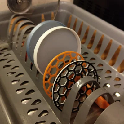 Đế lót ly tổ ong (Honeycomb Cup Coaster)