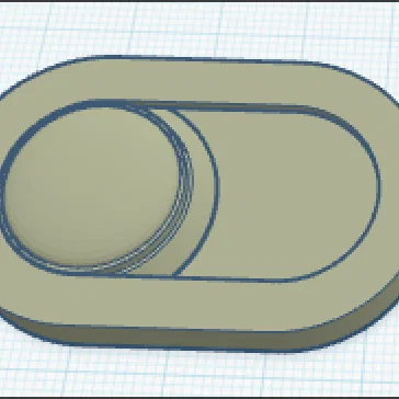Mô hình Fidget Slider in 3D: Đồ chơi giảm stress nhỏ gọn