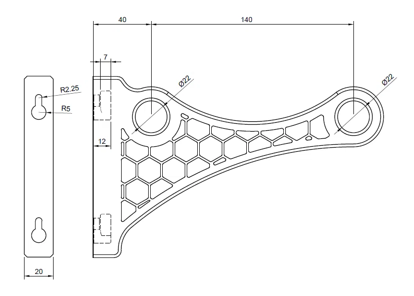 Giá treo/kệ gắn tường cho cuộn filament - Image 4