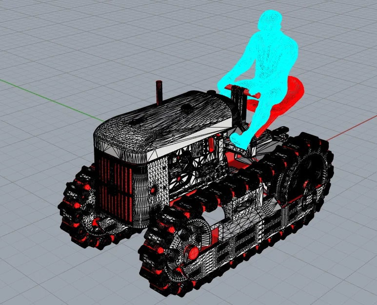 Mô hình máy kéo xích Oliver Cletrac tỷ lệ 1:148 của Haggy_23 - Image 7