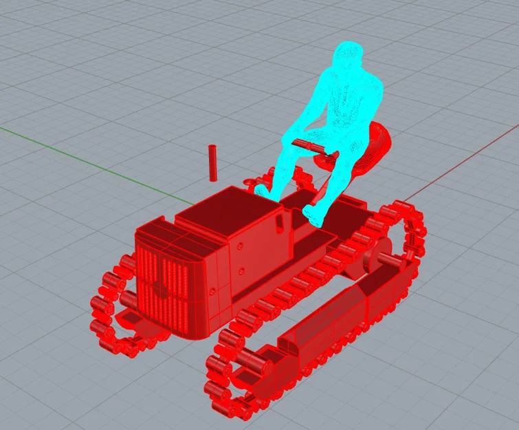 Mô hình máy kéo xích Oliver Cletrac tỷ lệ 1:148 của Haggy_23 - Image 8