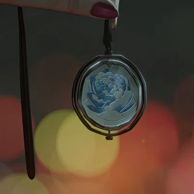 Dây chuyền Hoa Hồng Xanh Arcane