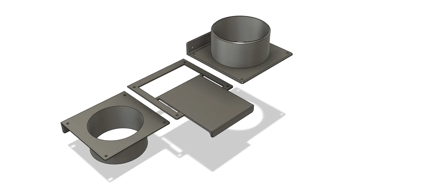 Van chặn bụi (Blast Gate) 100mm tối ưu cho hệ thống hút bụi xưởng - Image 1