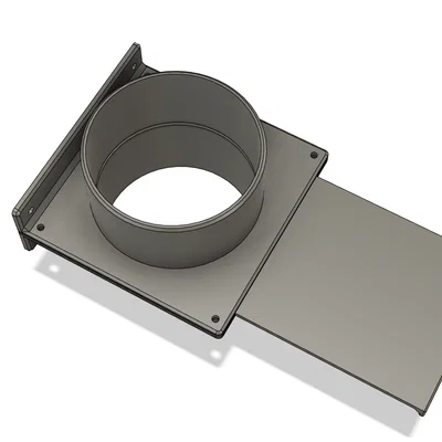 Van chặn bụi (Blast Gate) 100mm tối ưu cho hệ thống hút bụi xưởng