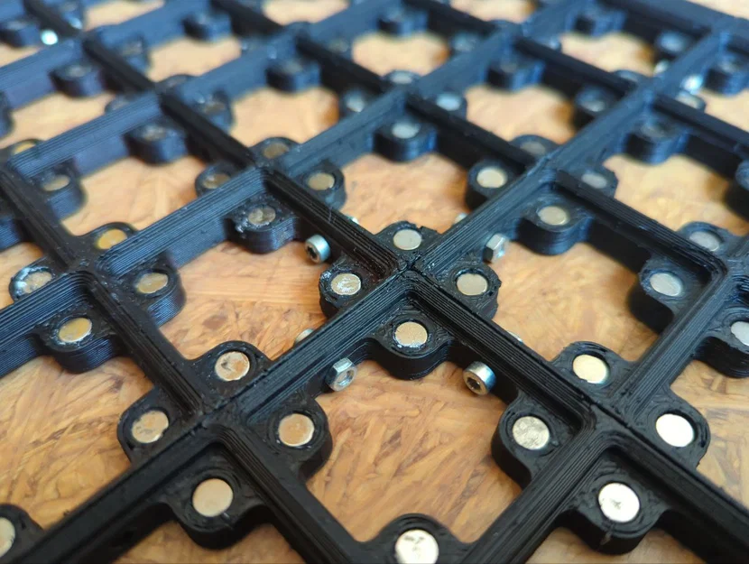 Ngăn kéo Kallax: Tấm đế Gridfinity có nam châm - Image 2