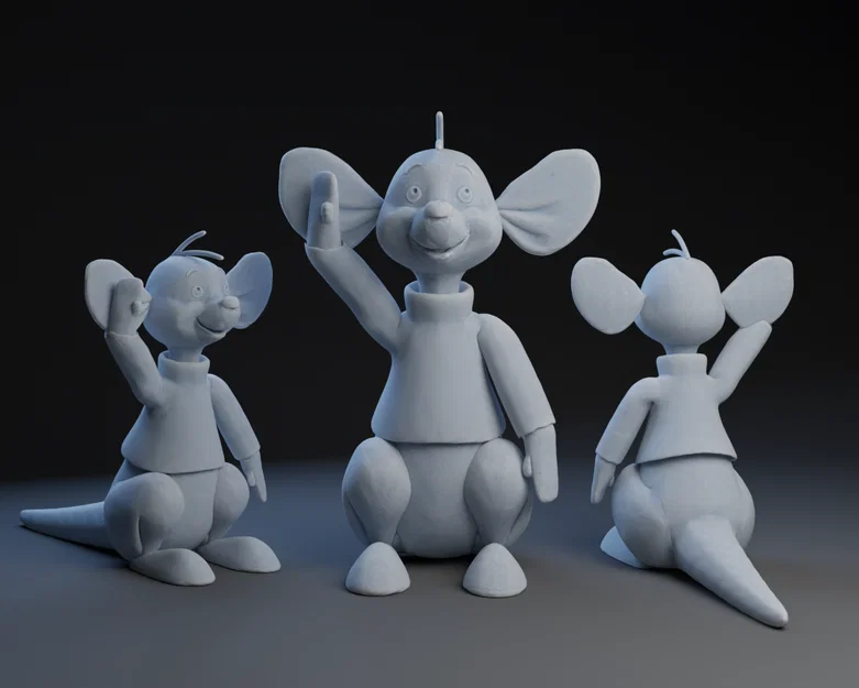 Mô hình 3D Roo trong Winnie the Pooh - Đồ chơi in 3D cực dễ thương - Image 1