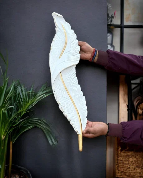 Mô hình trang trí tường hình chiếc lông vũ 3D tinh tế - Image 3