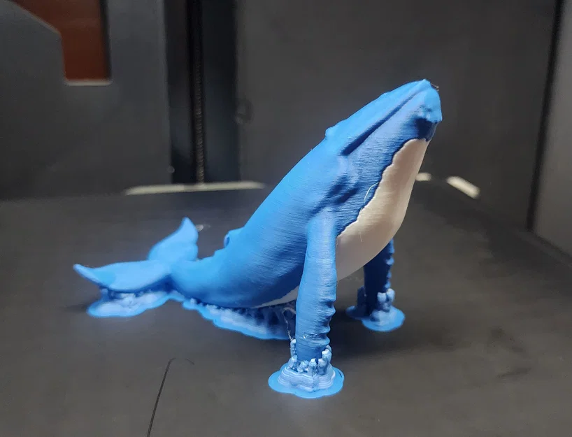 Mô hình Cá voi xanh kèm đế (Hỗ trợ AMS/MMU) - Image 5