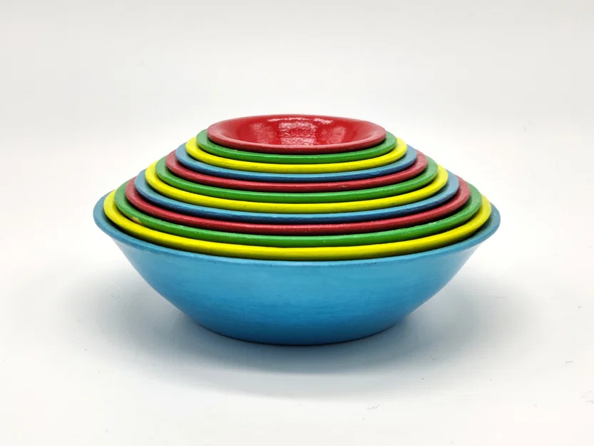 Bộ 12 bát nhỏ lồng vào nhau - Tiện lợi cho việc sắp xếp đồ đạc và board game! - Image 1