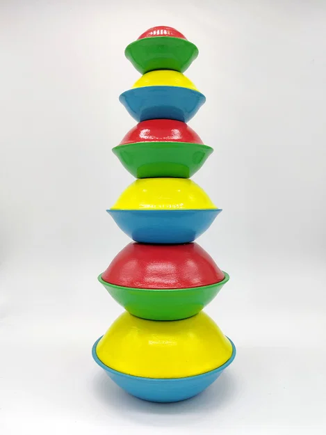 Bộ 12 bát nhỏ lồng vào nhau - Tiện lợi cho việc sắp xếp đồ đạc và board game! - Image 5