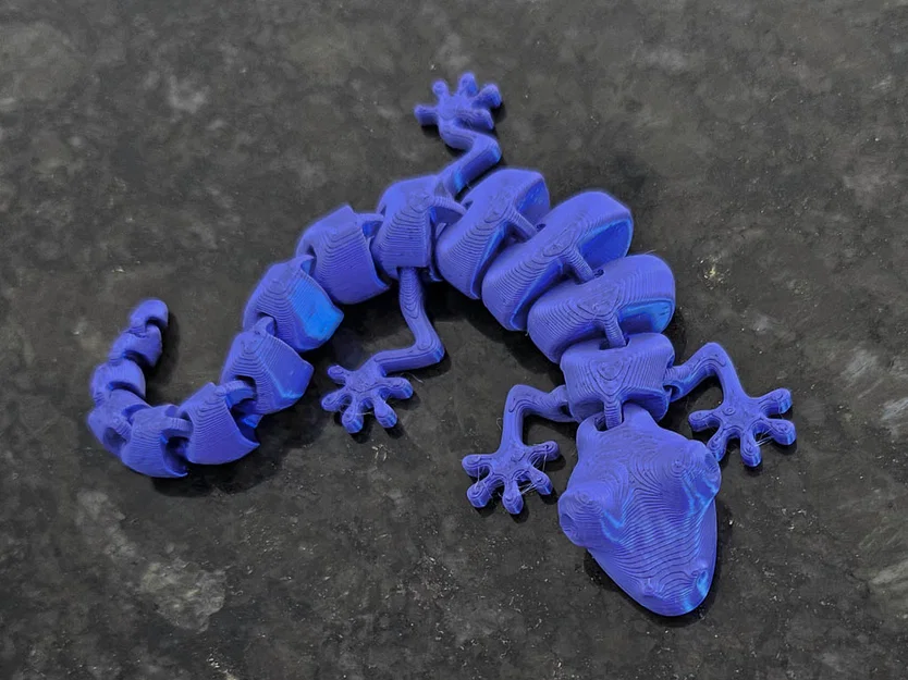 Thằn lằn khớp nối với mắt cá chân xoay, cải thiện độ hở và dễ in - Image 2