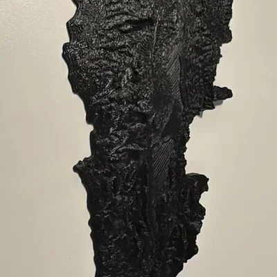 Mô hình bản đồ địa hình Lebanon (Topographic map) in 3D chi tiết